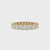 Full Eternity Yellow Gold Wedding Band