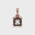 Cushion Cut Solitaire Diamond Pendant
