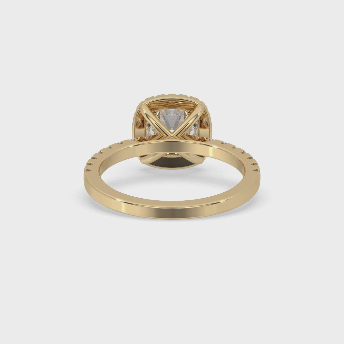 Engagement Ring Round Cut Halo