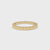Square Bezel Box Yellow Gold Diamond Wedding Band