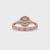 Twisted Ring - Round Halo Diamond Style