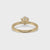 Round Cut Diamond Pave Setting Ring