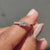 Round Cut Diamond Cluster Wedding Band