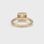 Knife Edge Ring With Halo Style