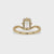 Radiant Cut Upside Down Diamond Ring