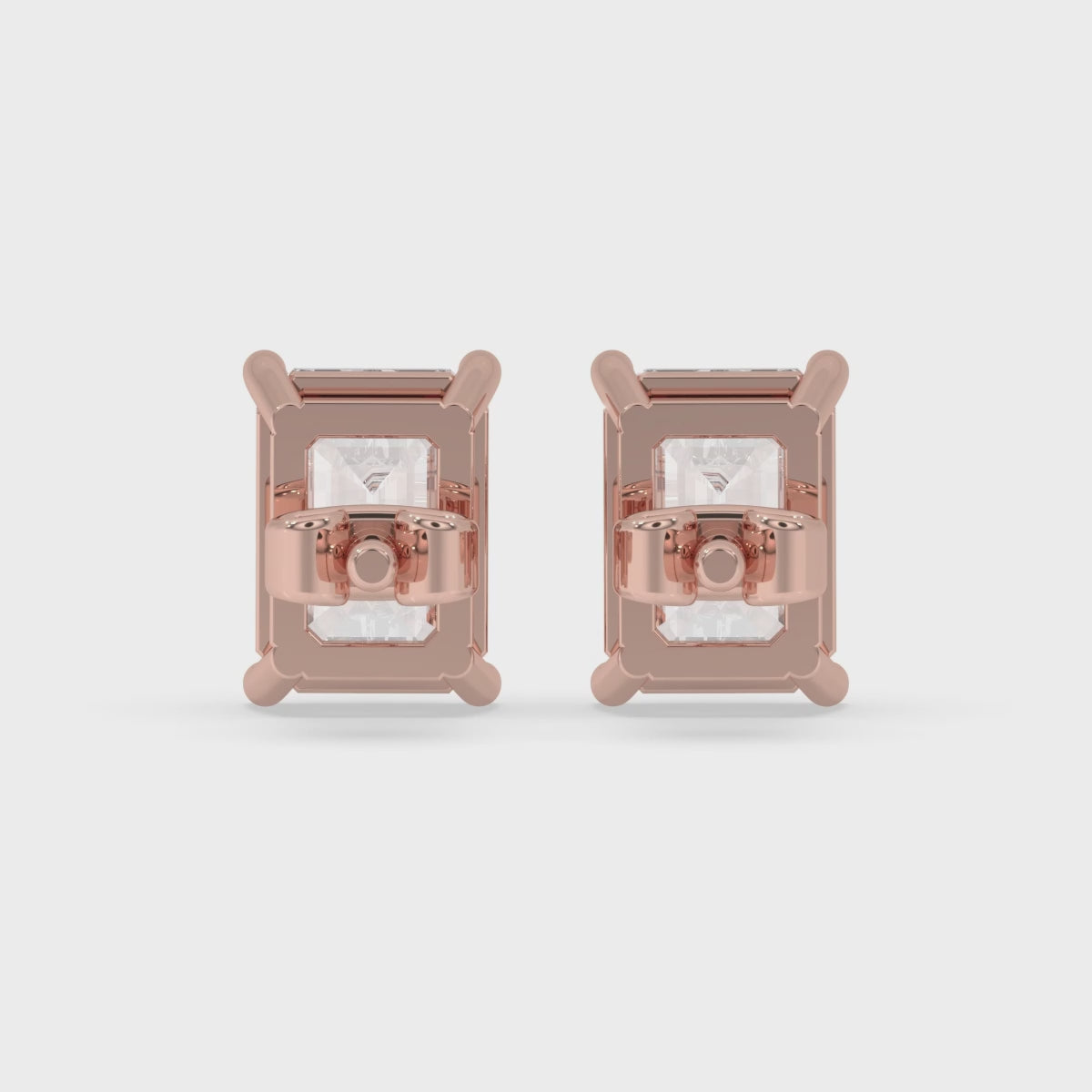 Emerald Cut Earrings