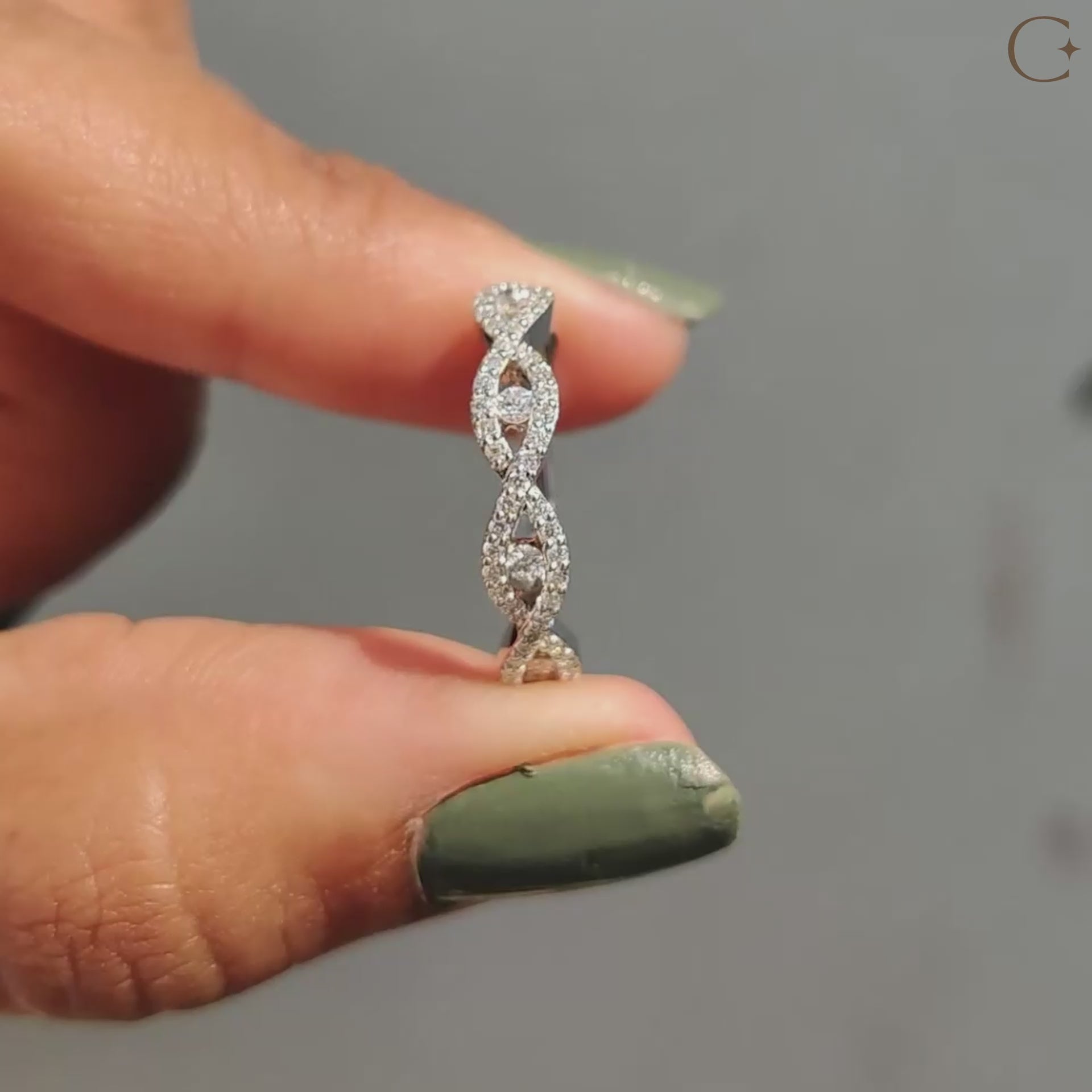 Round Diamond Band for a classic and refined look.
