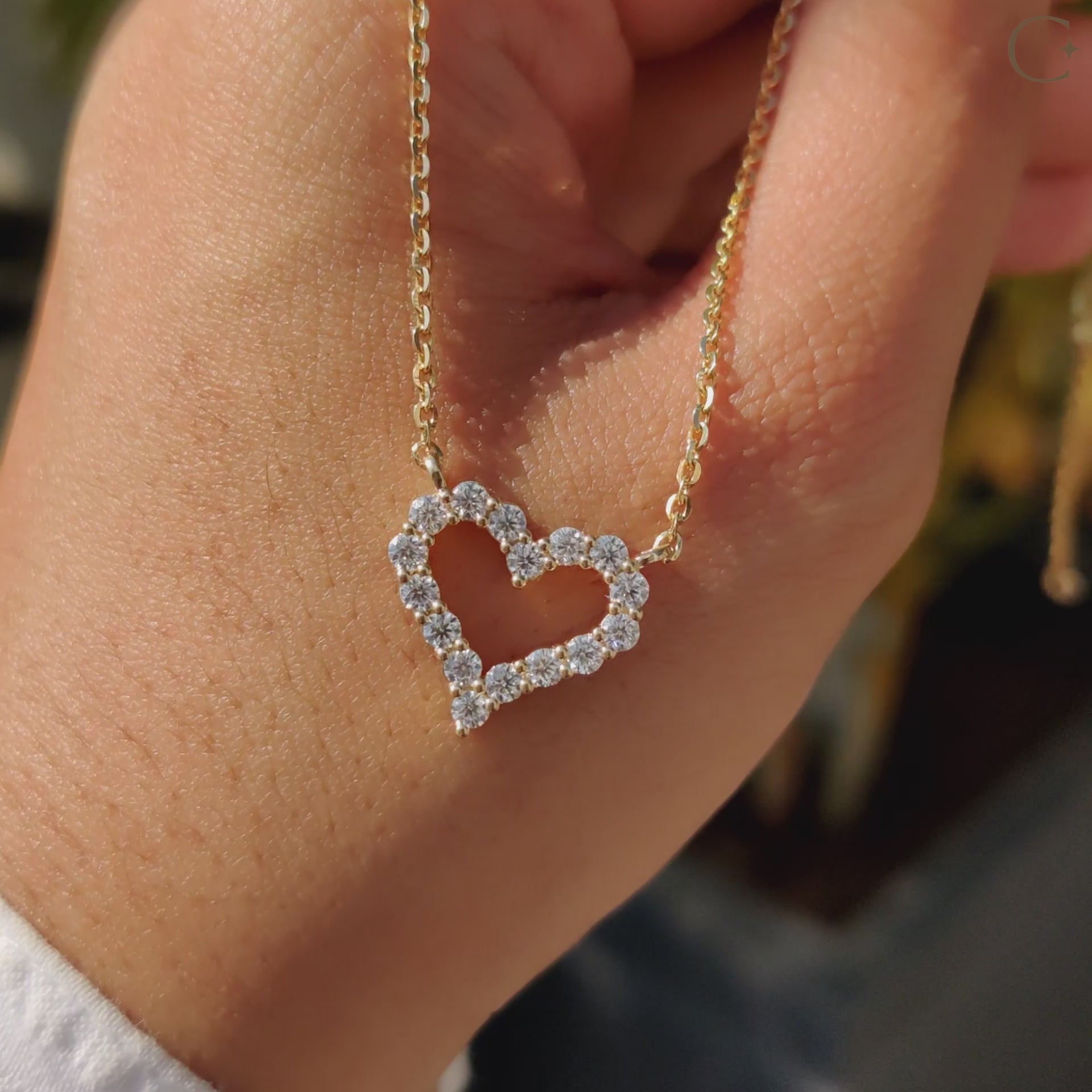 Heart Shaped Pendant In Round Diamond Carat Diamonds