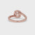 Cushion Engagement Ring - Gorgeous Rose Gold