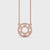 Baguette Cut Diamond Rose Gold Pendant - Classic Charm