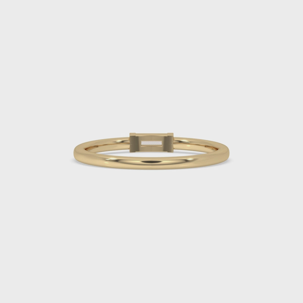Baguette Diamond Wedding Band - Perfect for Minimalist