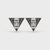 Triangle Earring In White Gold
