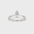 Pear Shape Diamond Ring With Solitaire Style
