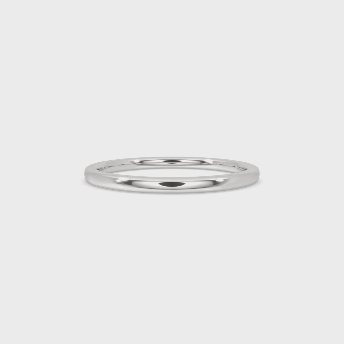 3 Stone Wedding Band - Minimalist Style