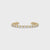 Open Gap Wedding Band - Round Diamond