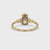 Teardrop Diamond Engagement Ring in Prong Setting Style