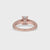 Emerald Cut Diamond Ring - Pave Diamonds