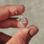Distance Pave Ring featuring brilliant diamonds set in gold.
