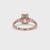 Oval Cut Engagement Ring - Side Stone