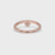 Pave Diamond Ring with Round Diamond