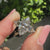 Lab grown marquise cut engagement ring in muse setting.
