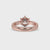 Round Cut Diamond Six Prong Engagement Ring