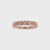 7 Stone Diamond Band In Rose Gold