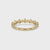 Yellow Gold Eternity Band With Round Cut Diamond