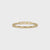 Baguette Diamond Band - Three Stone Style