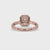 Radiant Engagement Ring with Elegant Halo Style