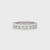 Channel Set Wedding Band - Princess Cut Diamond