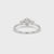 Round Cut 3 Stone Diamond Engagement Ring