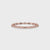 Distance Pave Rose Gold Wedding Band