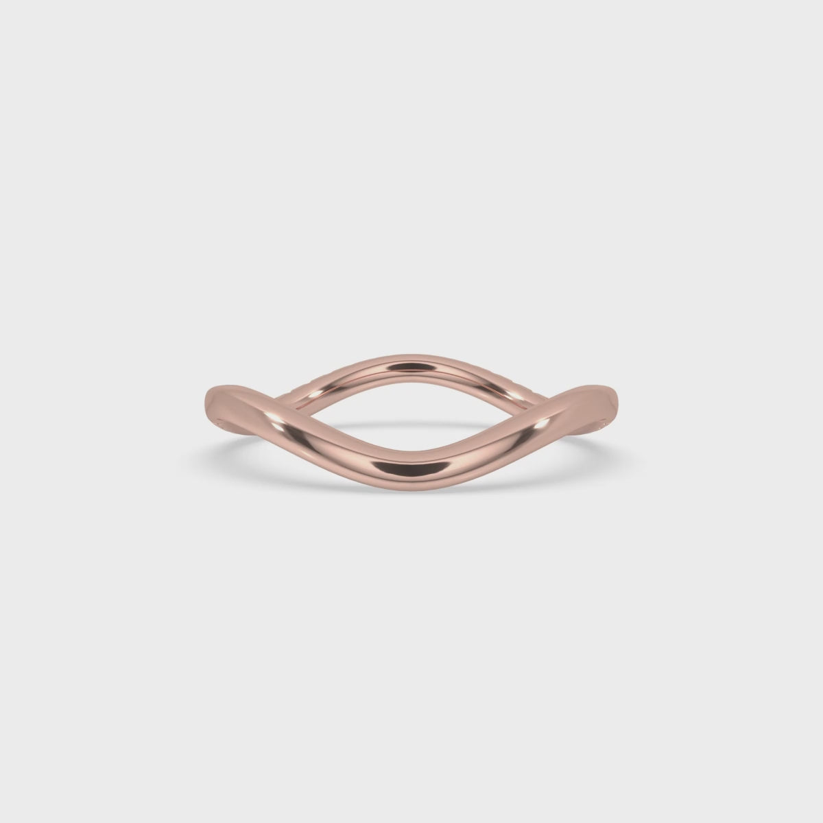Round Diamond Eternity Band  – Rose Gold