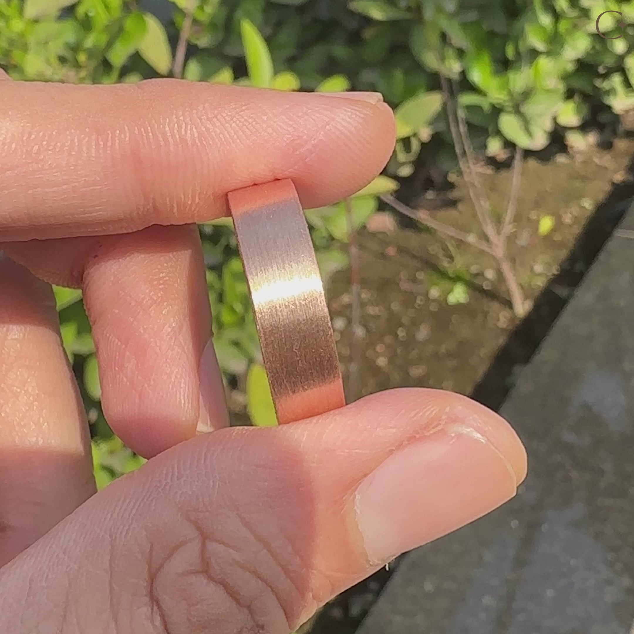 Pave Wedding Band - Rose Gold