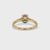 Oval Cut Diamond Ring - 2 Side Stone Tapered Baguette