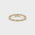 3 Stone Wedding Band - Round Diamonds