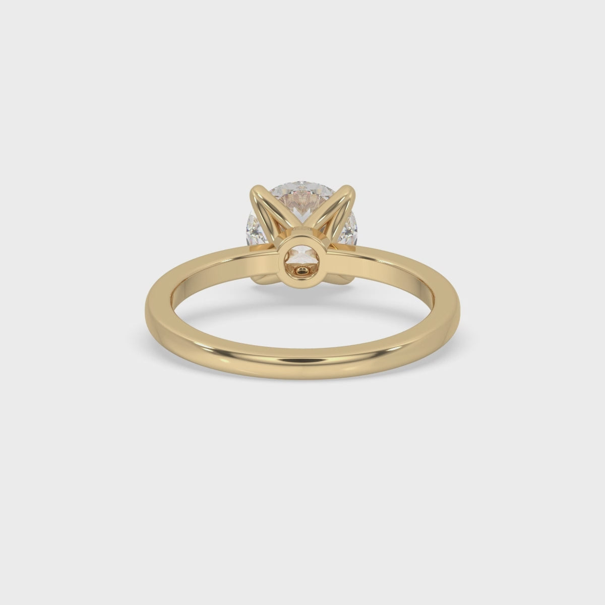 Round Solitaire Engagement Ring