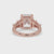 5 Stone Diamond Ring With Radiant Center Stone
