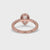 Pear Shaped Halo Engagement Ring