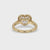 Heart Cut Diamond Ring With Pave And Halo Style
