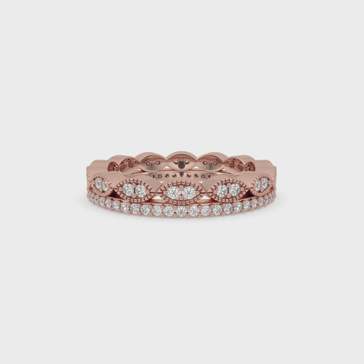 Milgrain Wedding Band