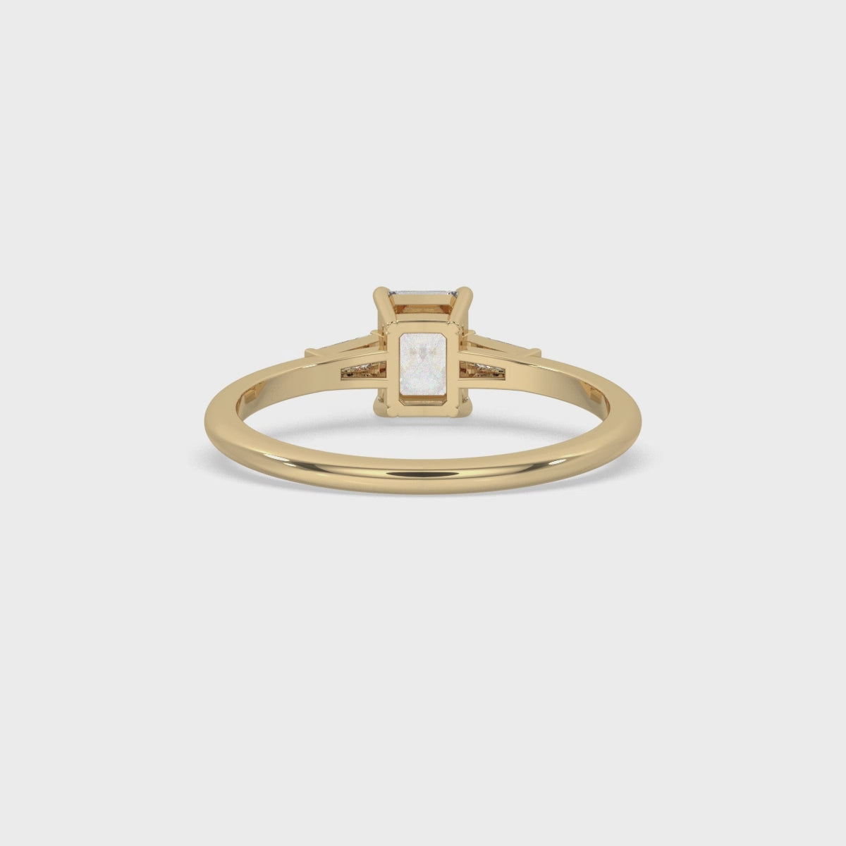 3 Stone Bar Setting Ring