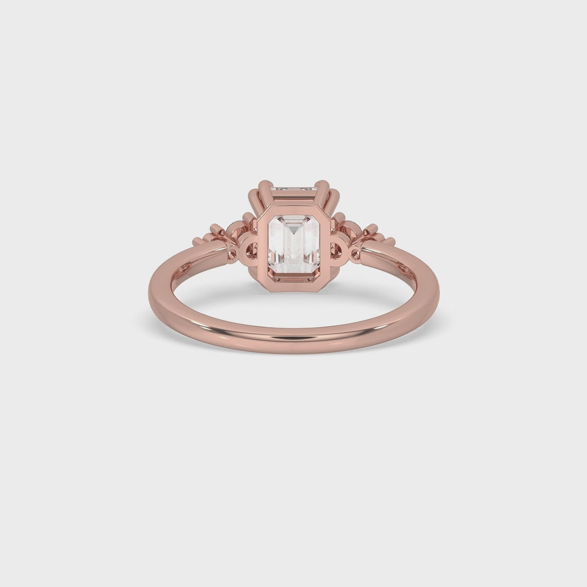 3 Carat Emerald Cut Diamond Ring