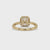 Radiant Cut Diamond Ring With Halo Style