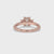 Emerald Cut Diamond Ring With trapezoid side stone
