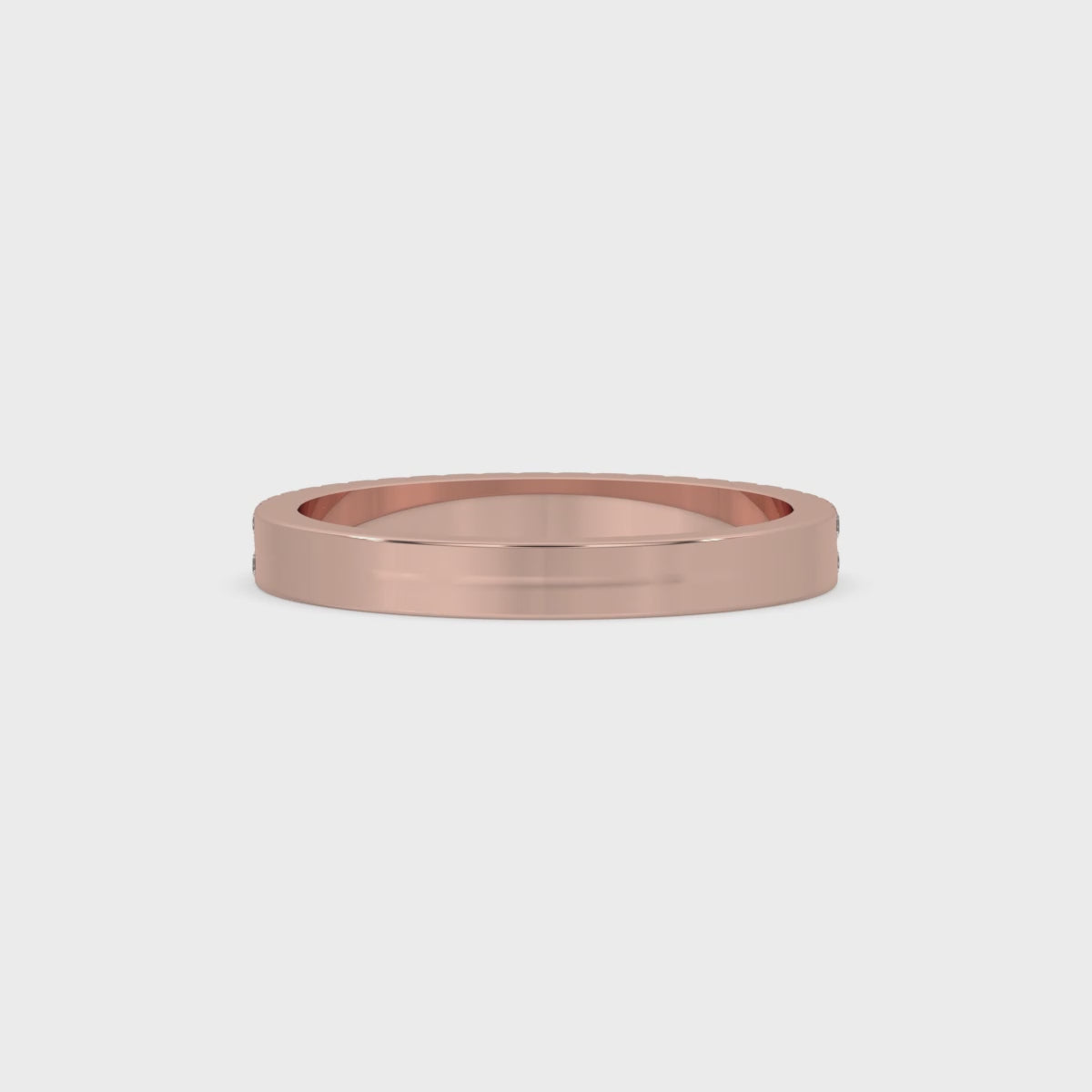 Round Diamond Eternity Band with Two Rows