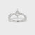 Kite Cut Engagement Ring in Pave Style – Elegant Design
