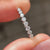 Gold Eternity Band - Round Diamond