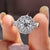 This Art Deco engagement ring features a classic, elegant design.
